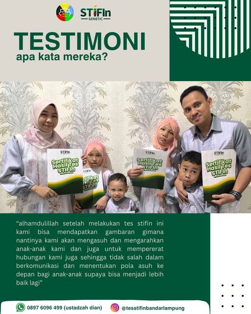 Testimoni peserta Tes STIFIn